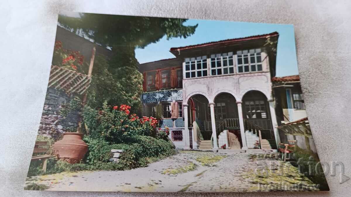 Postcard Koprivshtitsa Oslekova house 1856
