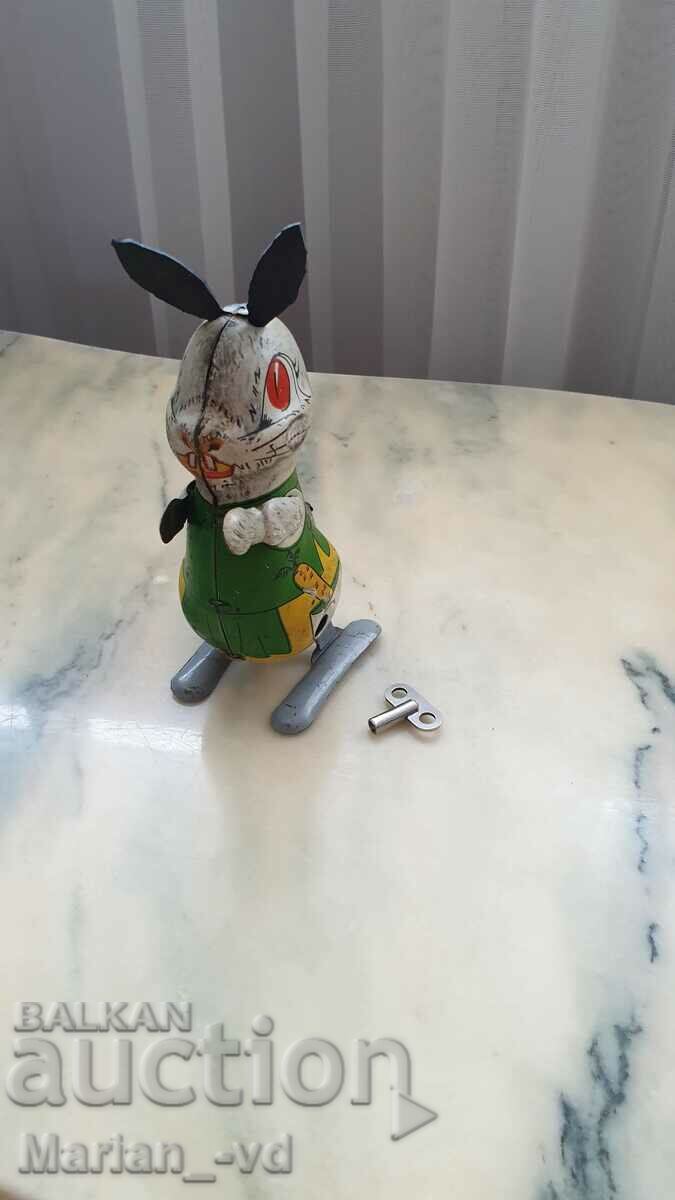 Соц.ламаринена играчка зайче с цена 40.00 лв. | € 20.45 Соц.ламаринена играчка зайче с цена 40.00 лв. | € 20.45