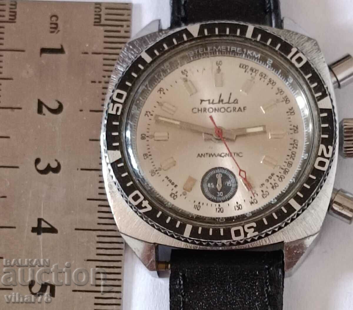 Auction RARE MODEL-RUHLA-RUHLA-CHRONOGRAPH Auction RARE MODEL-RUHLA-RUHLA-CHRONOGRAPH