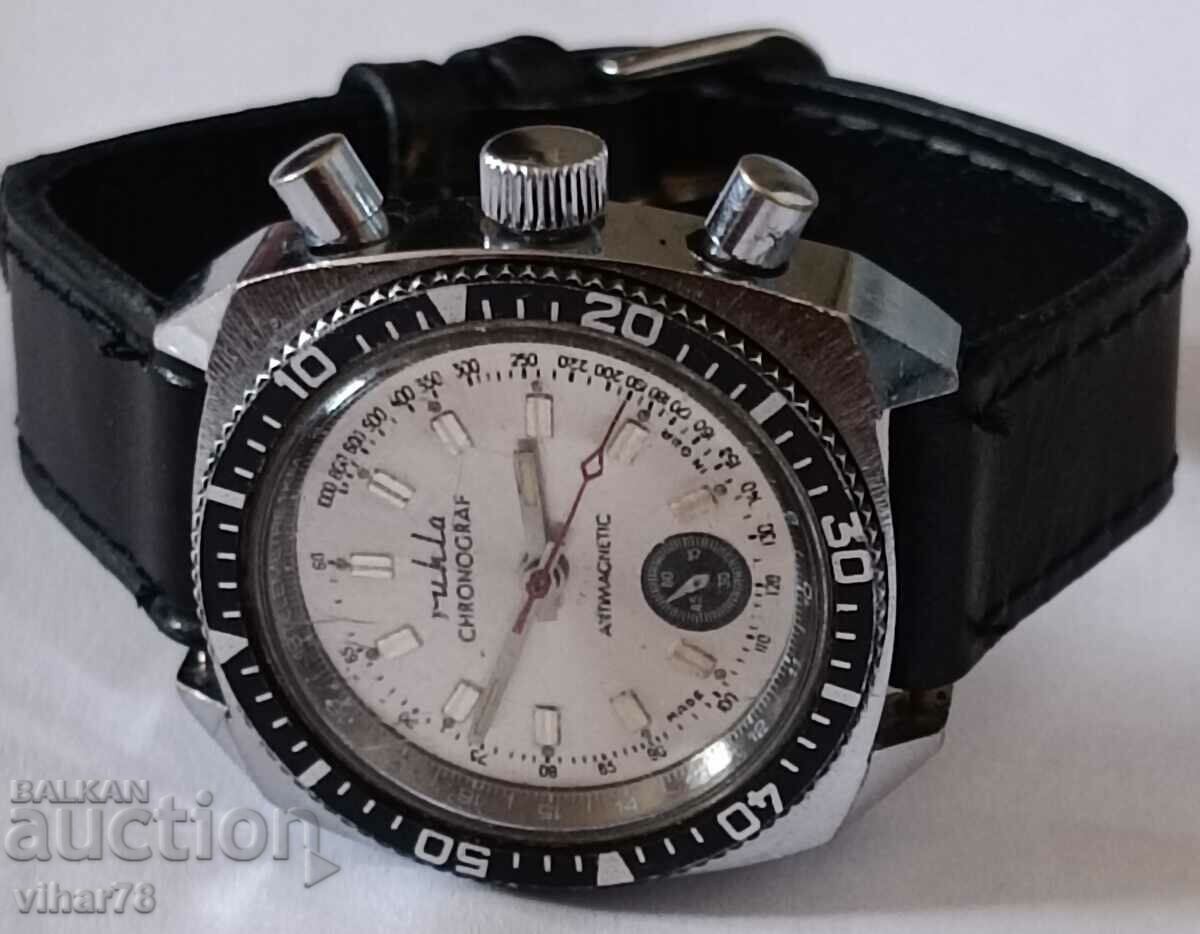 RARE MODEL-RUHLA-RUHLA-CHRONOGRAPH - 5 RARE MODEL-RUHLA-RUHLA-CHRONOGRAPH - 5