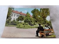 Postcard Razlog Corner of the City Garden 1960