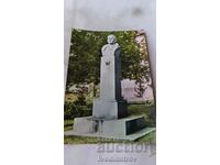 Postcard Razlog Monument to Nikola Parapunov 1960
