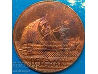 Order of Malta 10 grains 1979 S.M. Order of Malta SHIP bronze