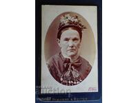 FOTO VECHE - CARTON - FOTOGRAF RAR - 1882