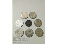 Lot 7 * 100 leva 1930 1934 si 1937 si 10 cent 1881 Bulgaria