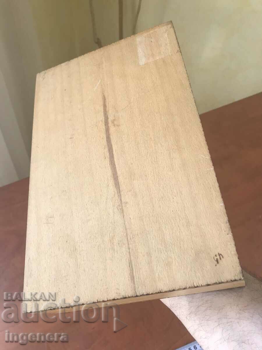 BOX WOOD PYROGRAPH DRAWING ANTIQUE FROM SOCA MOSTRA - 6 BOX WOOD PYROGRAPH DRAWING ANTIQUE FROM SOCA MOSTRA - 6