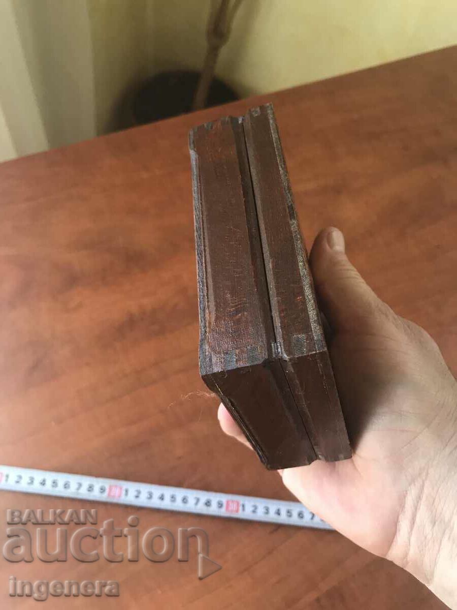 BOX WOOD PYROGRAPH DRAWING ANTIQUE FROM SOCA MOSTRA - 5 BOX WOOD PYROGRAPH DRAWING ANTIQUE FROM SOCA MOSTRA - 5