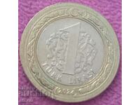 1 лира Турция 2024