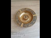 Bronze ashtray with zodiac signs!!!