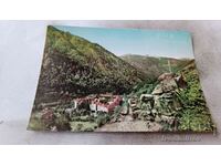 Пощенска картичка Рилски манастир Общ идглед 1961