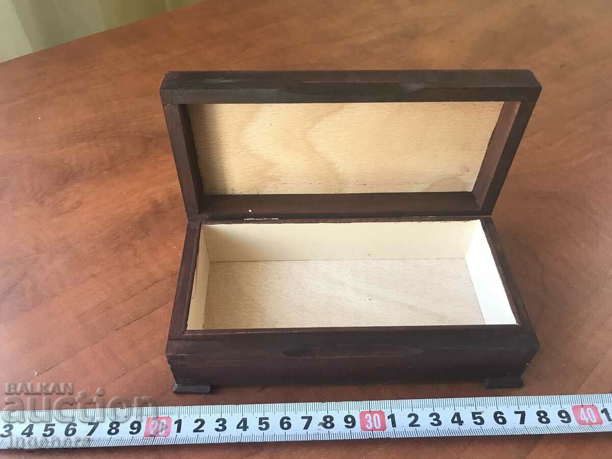 Auction BOX WOOD PYROGRAPH DRAWING ANTIQUE FROM SOCA MOSTRA Auction BOX WOOD PYROGRAPH DRAWING ANTIQUE FROM SOCA MOSTRA