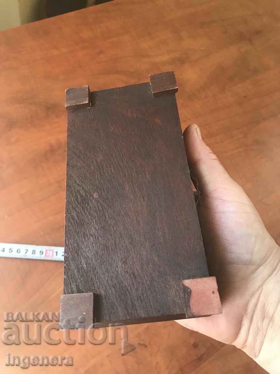 BOX WOOD PYROGRAPH DRAWING ANTIQUE FROM SOCA MOSTRA - 6 BOX WOOD PYROGRAPH DRAWING ANTIQUE FROM SOCA MOSTRA - 6