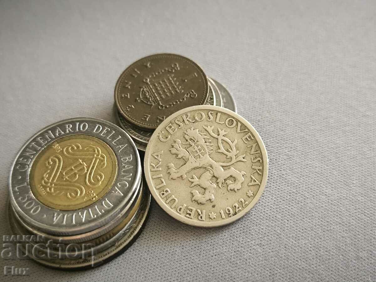 Coin - Czechoslovakia - 1 kroner | 1922 with price 3.75 BGN | € 1.92 Coin - Czechoslovakia - 1 kroner | 1922 with price 3.75 BGN | € 1.92