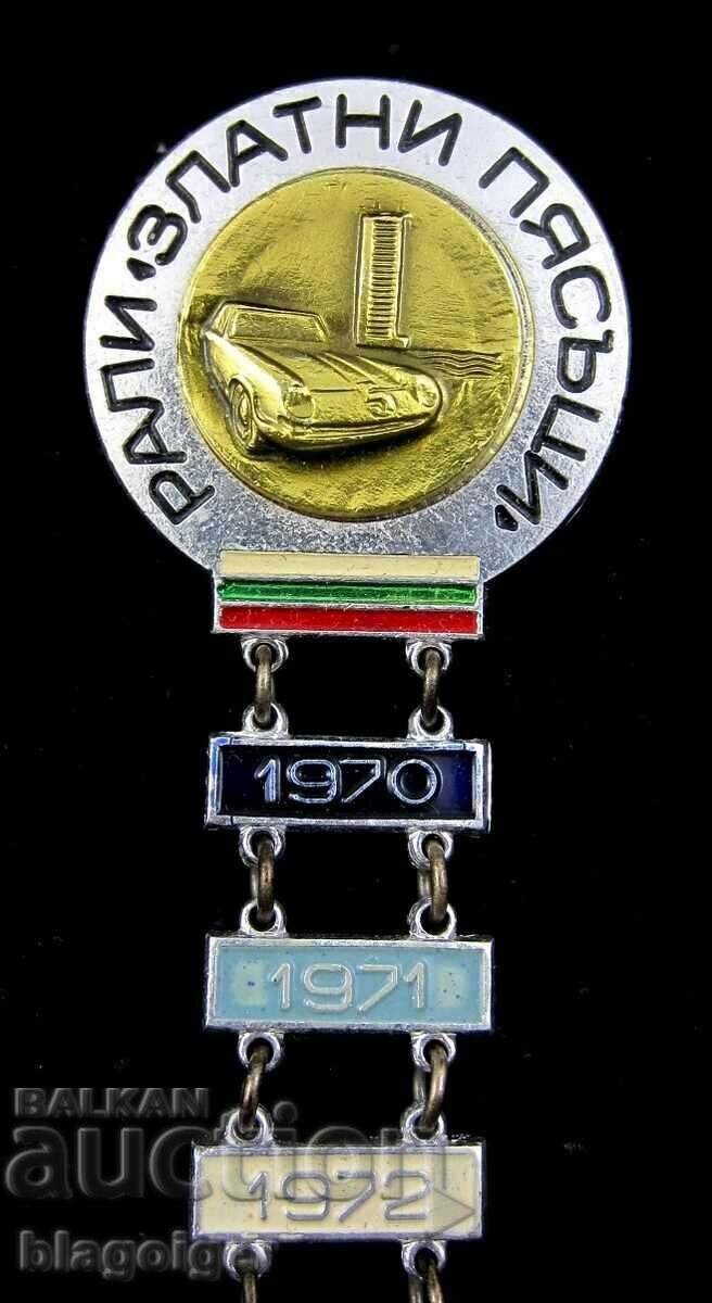 GOLDEN SANDS RALLY - PARTICIPANT BADGE 1970-1978