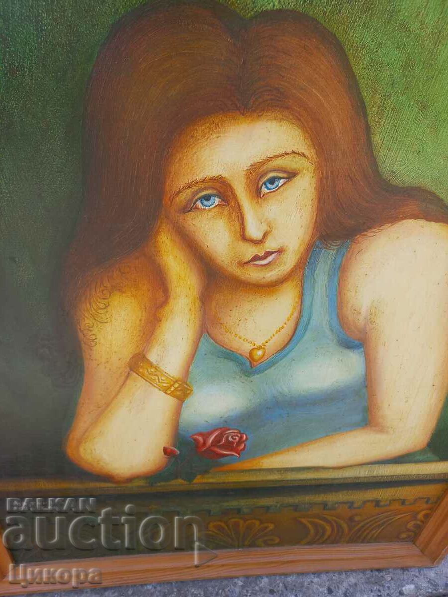 OIL PAINTING BY FASER BULGARIAN ARTIST-62 with price 900.00 BGN | € 460.16