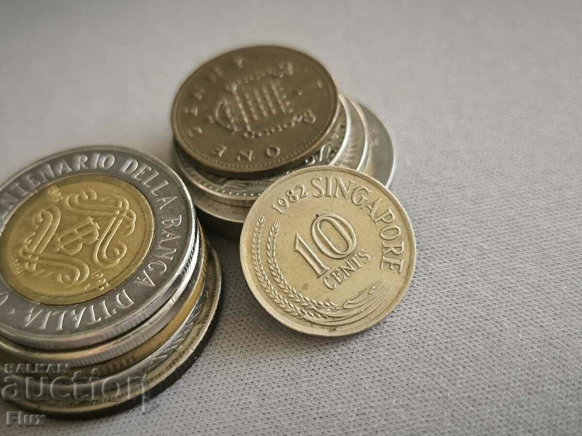Coin - Singapore - 10 cents | 1982 with price 2.00 BGN | € 1.02 Coin - Singapore - 10 cents | 1982 with price 2.00 BGN | € 1.02
