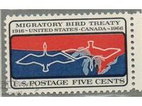 1966. SUA. Tratatul privind protecția păsărilor migratoare.