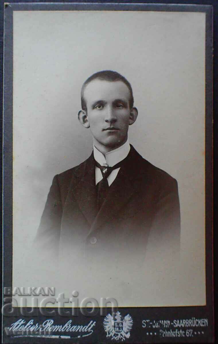 OLD PHOTO - CARDBOARD - RARE PHOTOGRAPHER - EXCELLENT