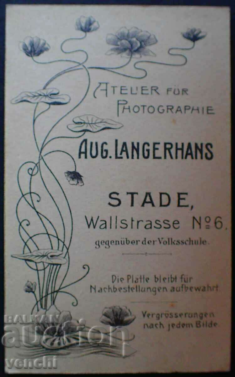 OLD PHOTO - CARDBOARD - RARE PHOTOGRAPHER - EXCELLENT - w124 with price € 7.99 | 15.63 BGN