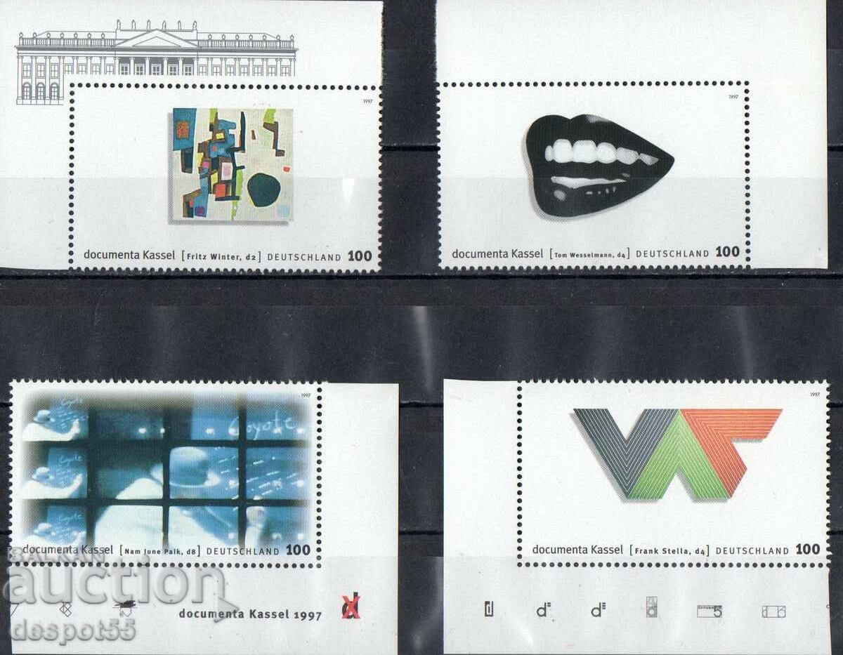 1997. Germany. Art exhibition "The Kassel Document" + Block. with price 4.50 BGN | € 2.30 1997. Germany. Art exhibition "The Kassel Document" + Block. with price 4.50 BGN | € 2.30