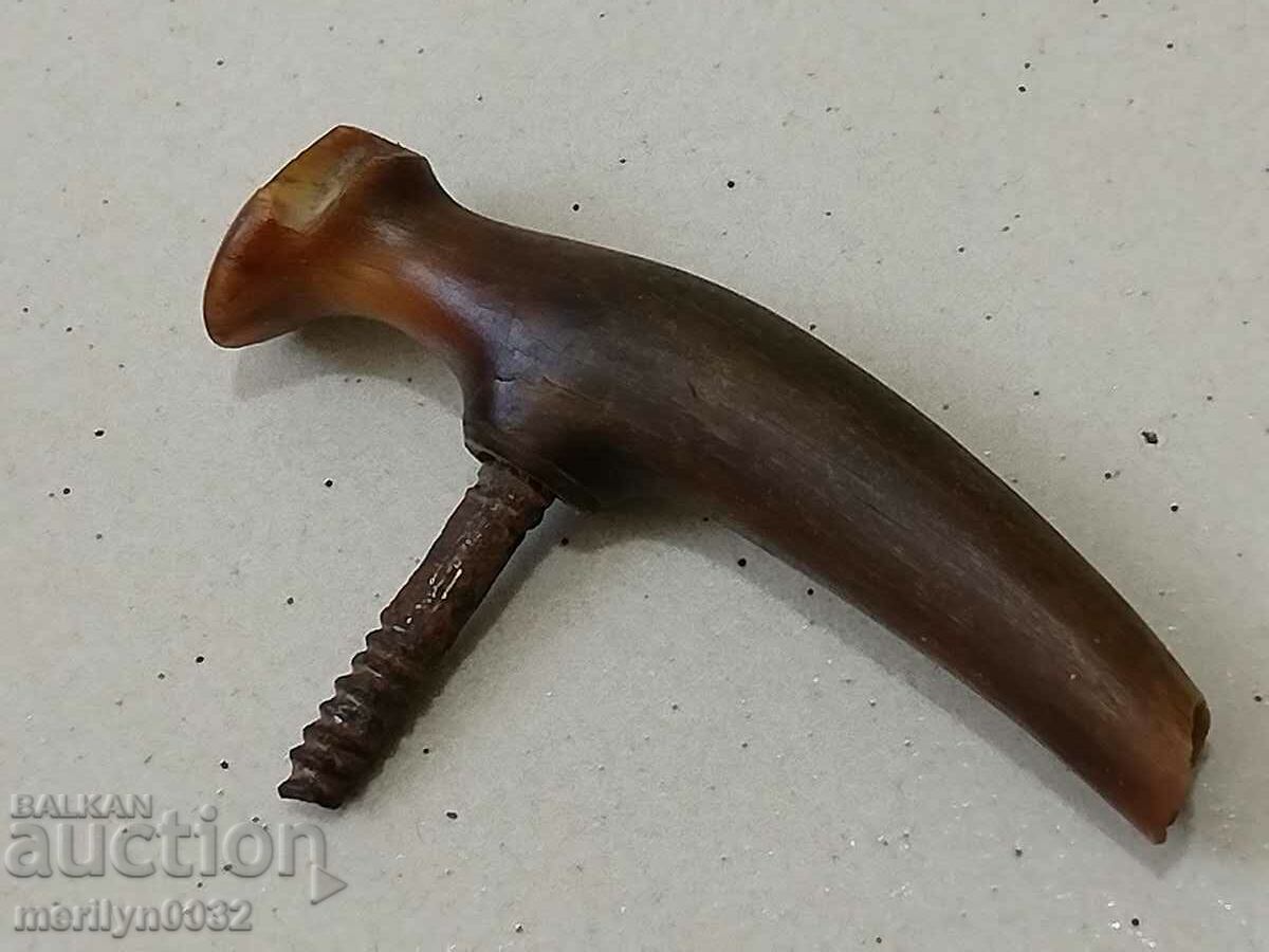 Early 20th century harbia buffalo horn cane umbrella handle with price 48.50 BGN | € 24.80 Early 20th century harbia buffalo horn cane umbrella handle with price 48.50 BGN | € 24.80
