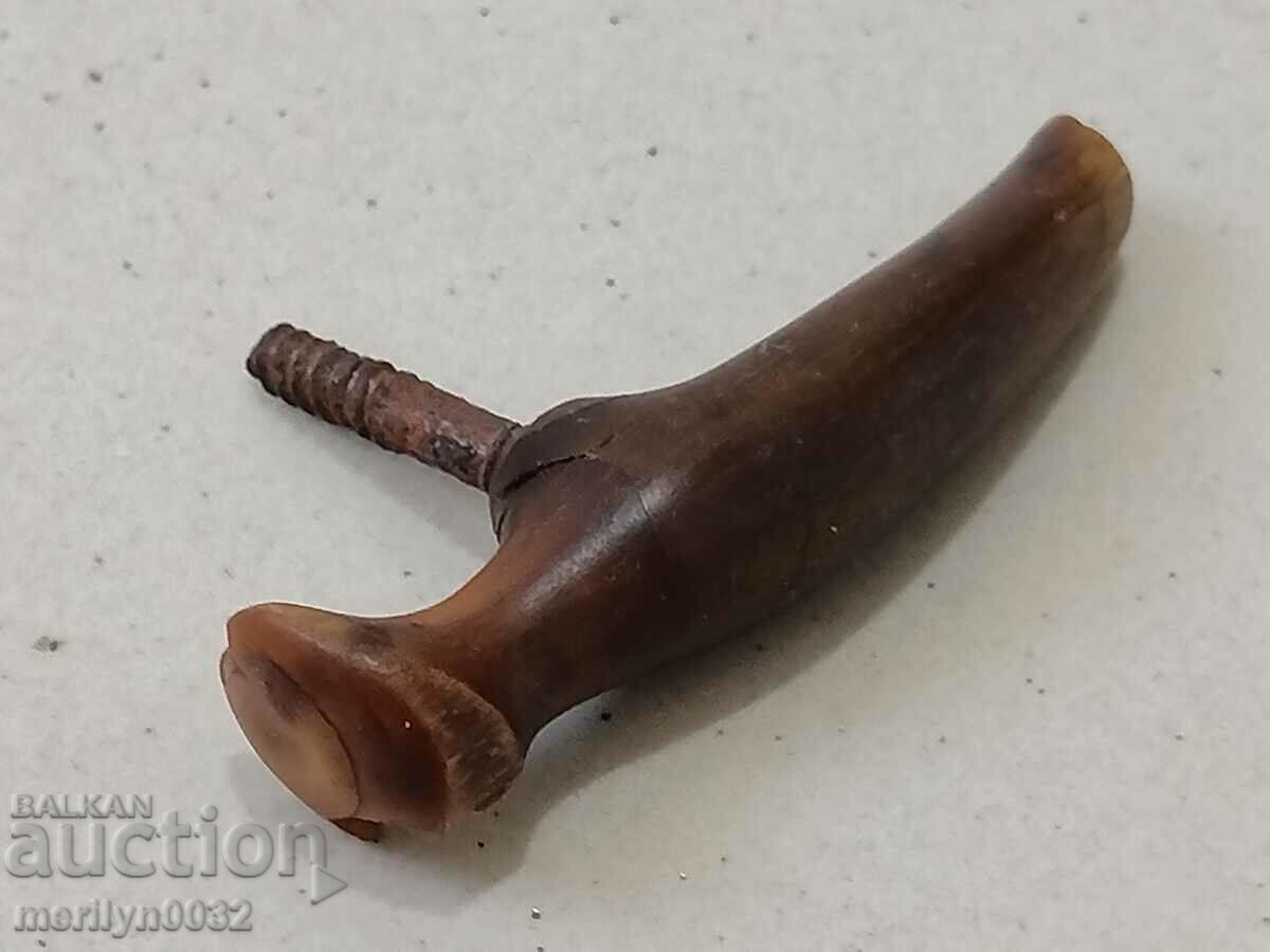 Delivery of Early 20th century harbia buffalo horn cane umbrella handle Delivery of Early 20th century harbia buffalo horn cane umbrella handle