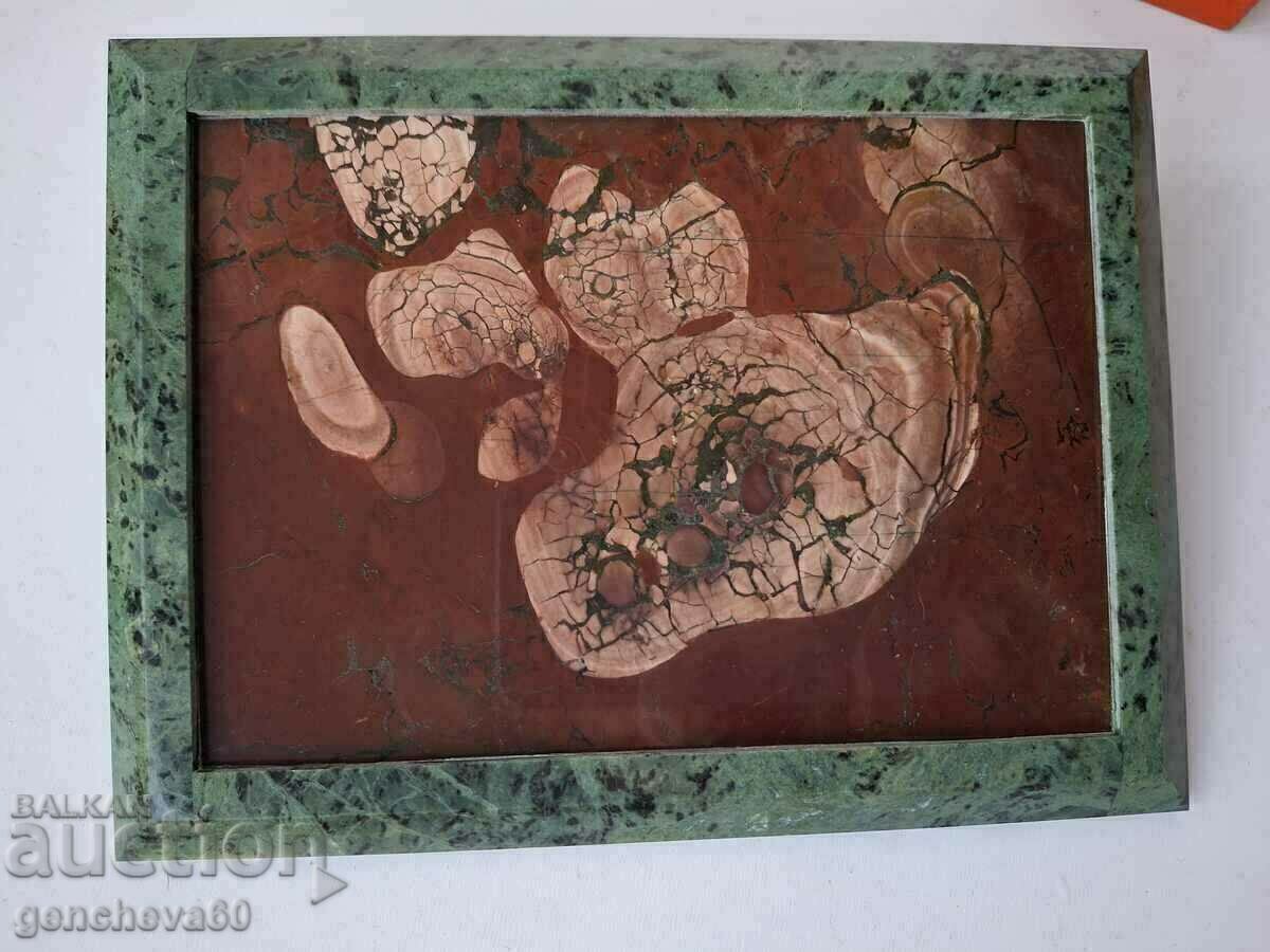 Rarity!!! Painting made of semi-precious stone agate 590g with price 120.00 BGN | € 61.36 Rarity!!! Painting made of semi-precious stone agate 590g with price 120.00 BGN | € 61.36