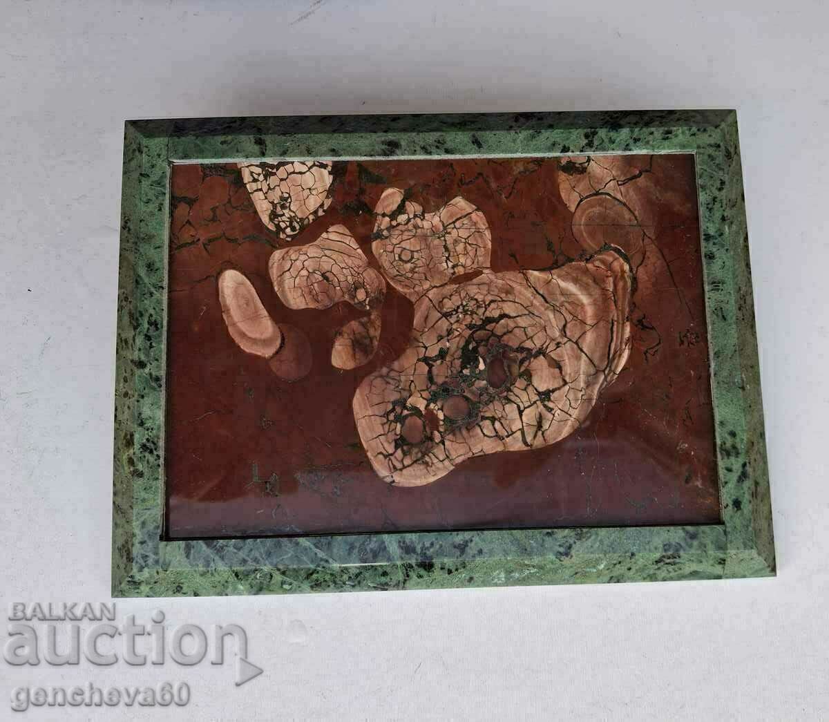 Livrarea Raritate!!! Tablou din piatra semipretioasa agat 590g