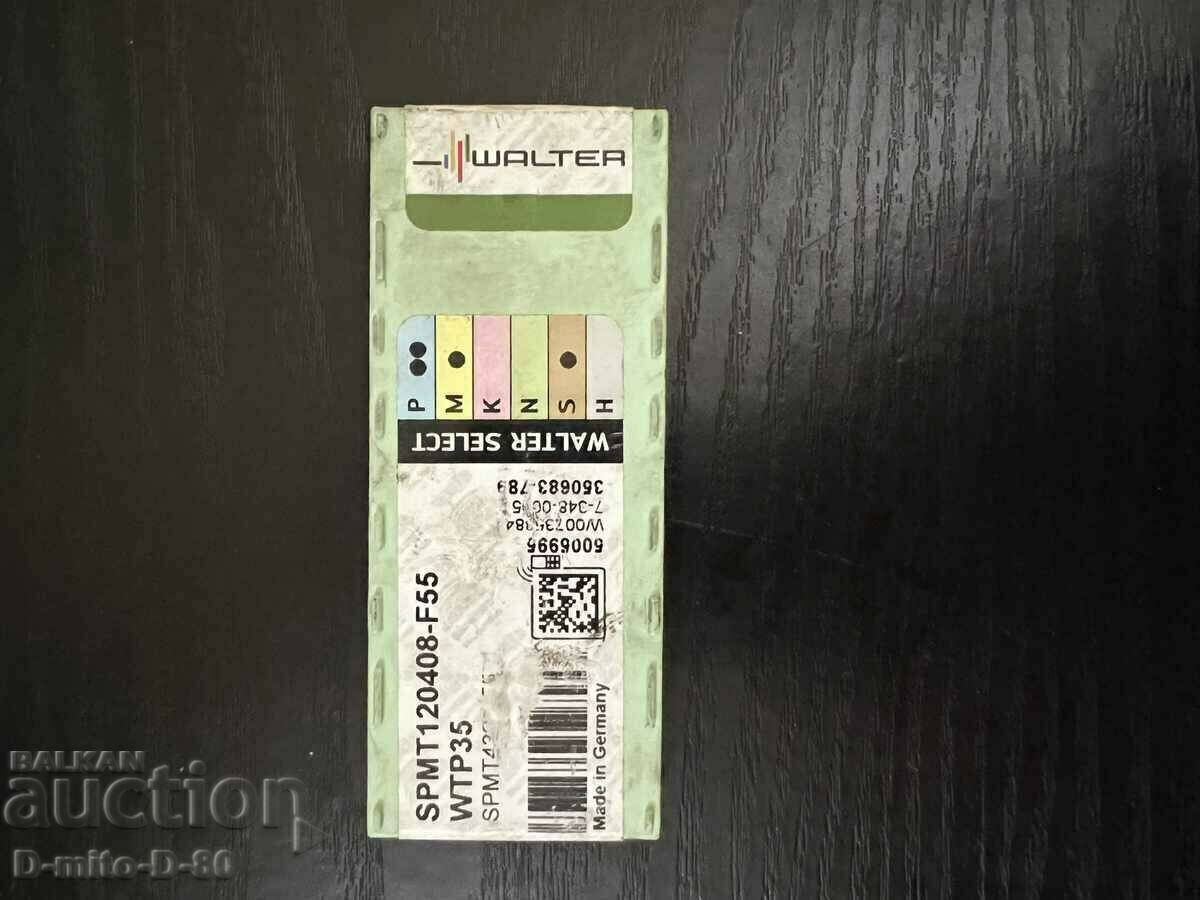 Carbide Inserts WALTER! with price 80.00 BGN | € 40.90 Carbide Inserts WALTER! with price 80.00 BGN | € 40.90