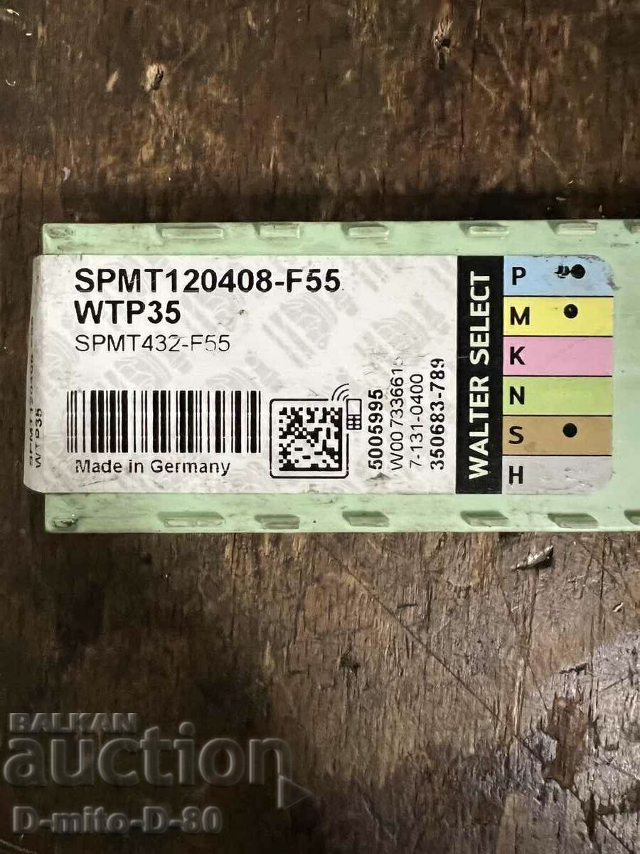 Auction Carbide Inserts WALTER! Auction Carbide Inserts WALTER!