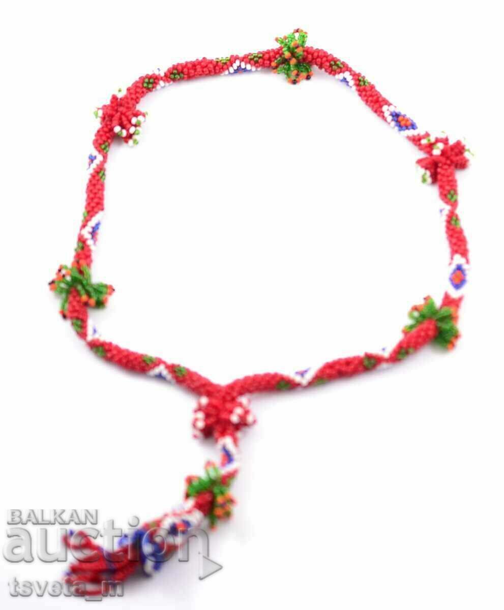 Antique jewelry made of glass beads - 5