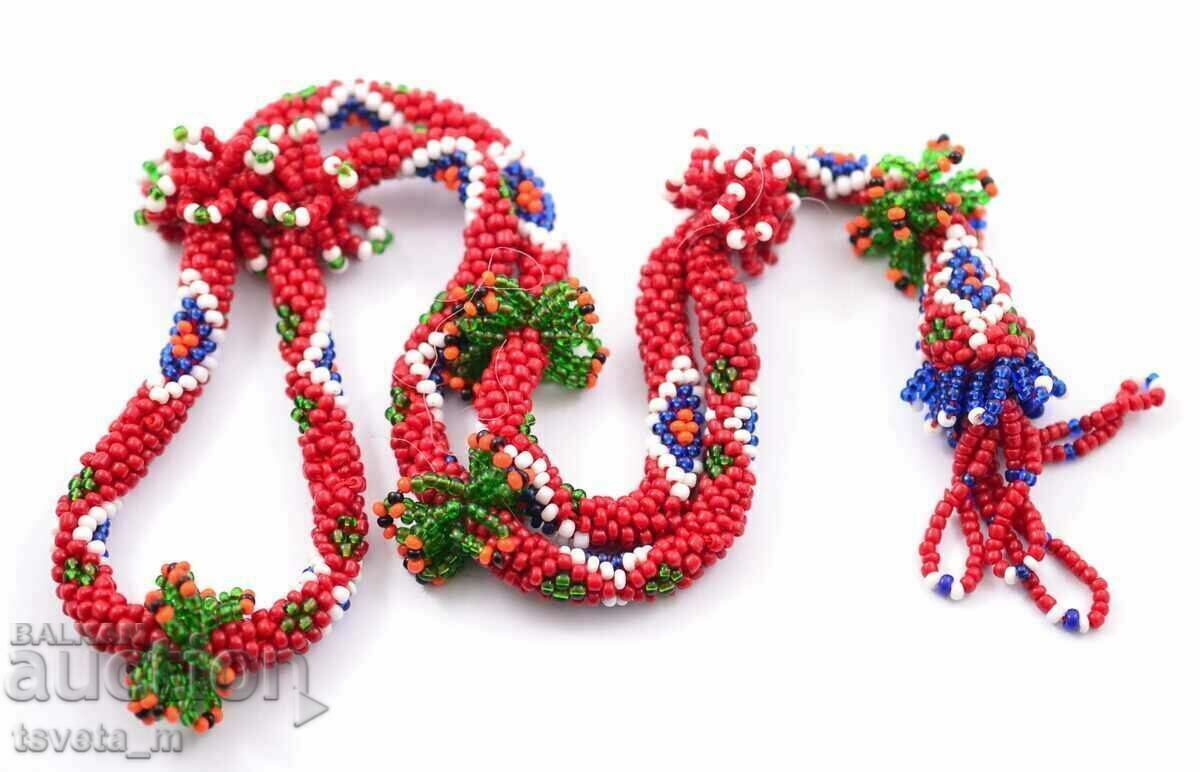 Antique jewelry made of glass beads