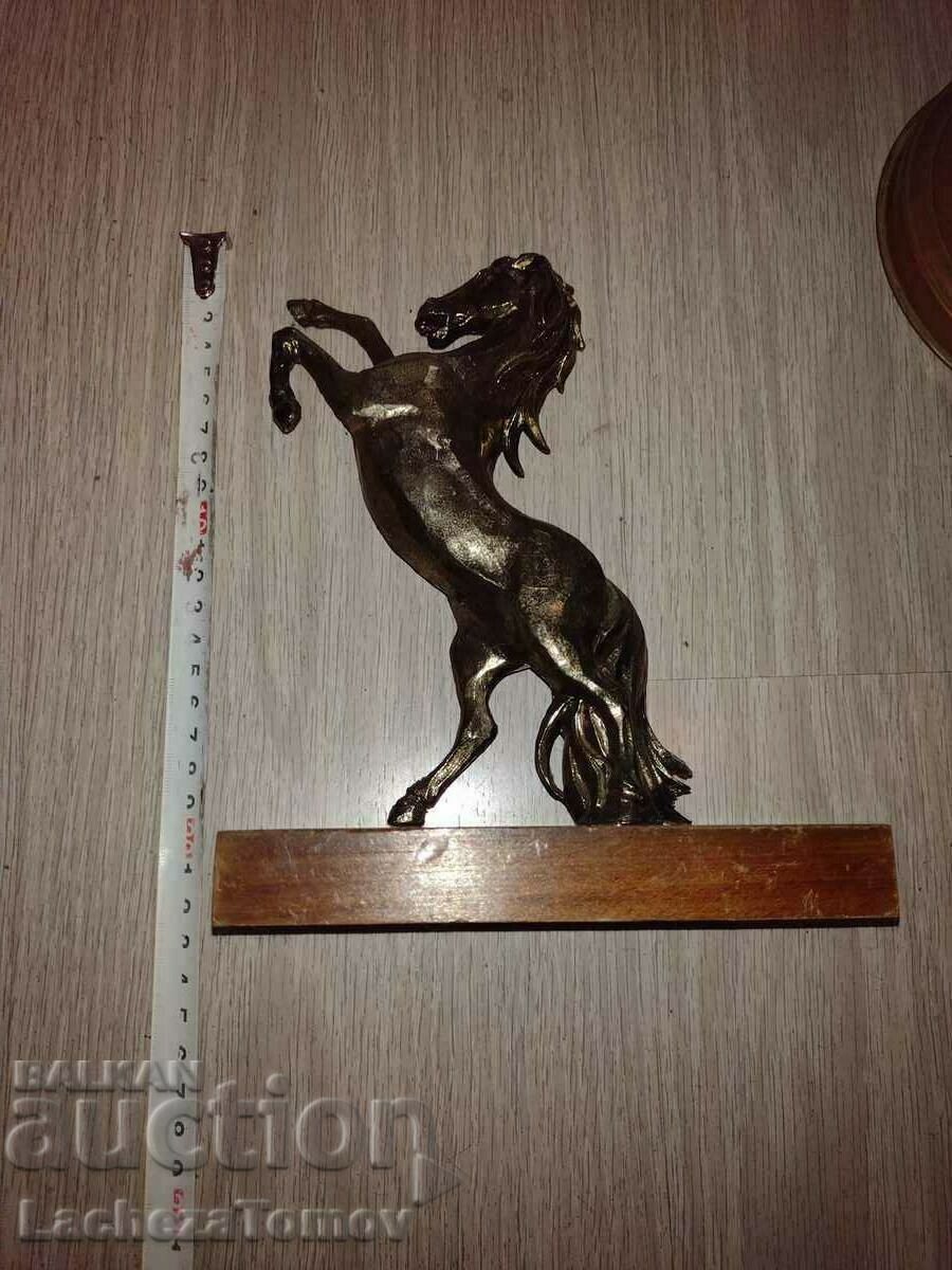Beautiful statuette Horse France metal perfect