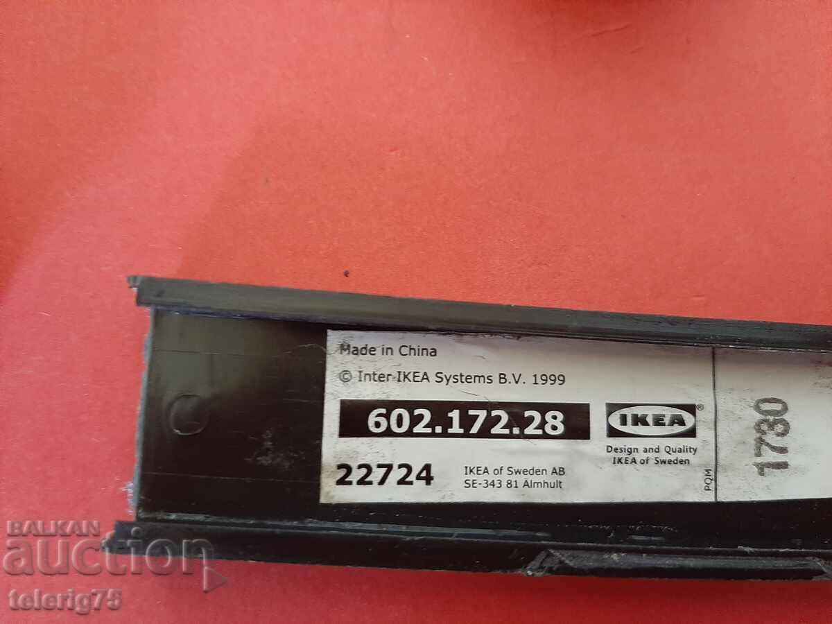 Brackets for Wall/Ceiling for Curtains-Black-IKEA-11 pieces - 5 Brackets for Wall/Ceiling for Curtains-Black-IKEA-11 pieces - 5