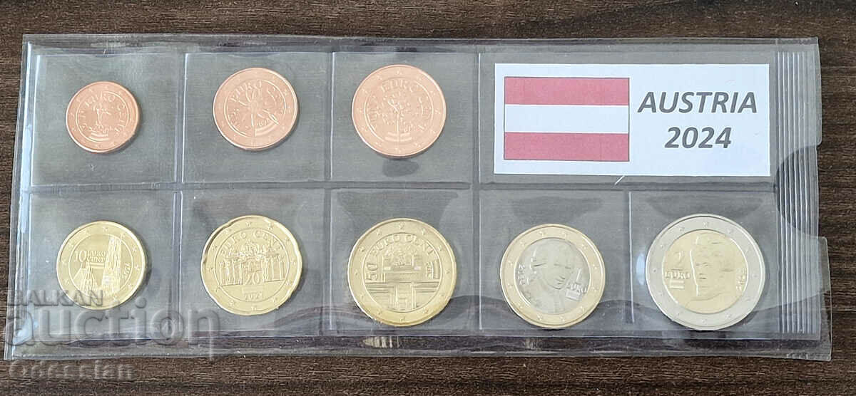 Set „Monede euro standard din Austria - 2024”