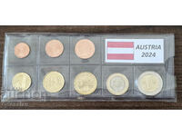 Σετ "Τυπικά νομίσματα ευρώ από την Αυστρία - 2024"