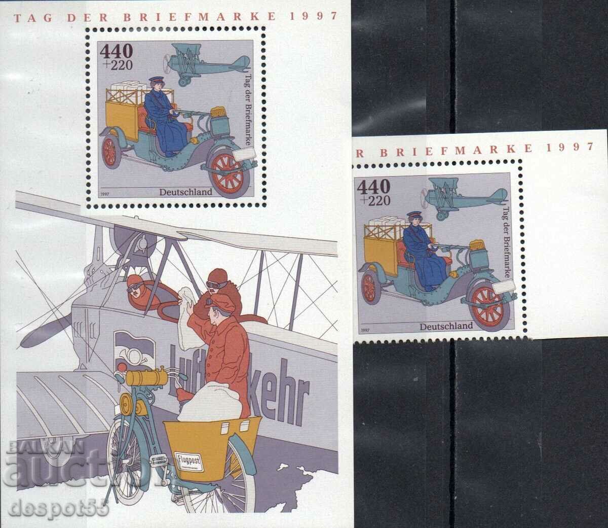 1997. Германия. Ден на пощенската марка + Блок.