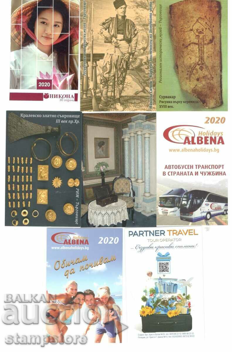 8 calendars from 2020