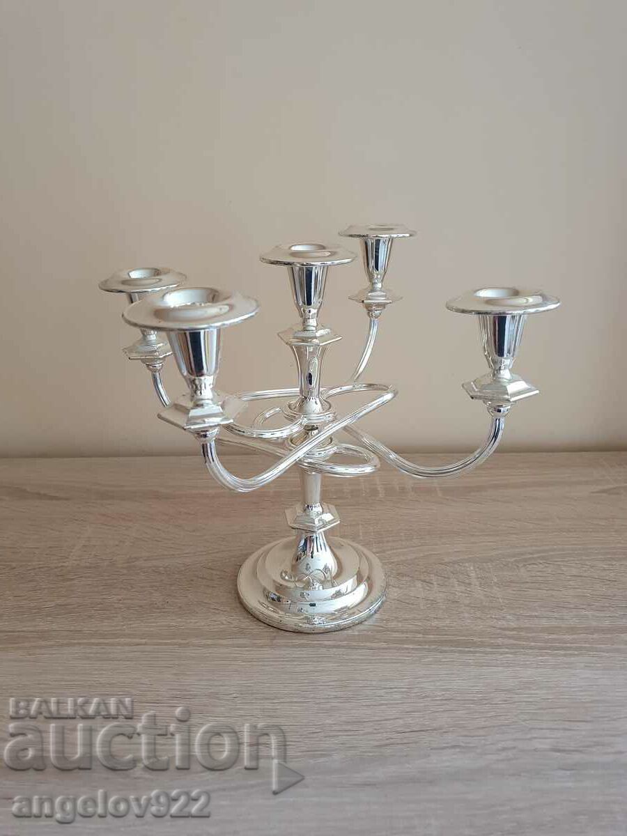 Beautiful metal candle holder five!!!