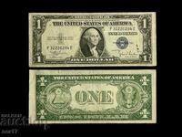 1 dolar 1935 Seria C timbru albastru