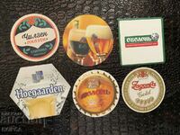 №1 COATS FOR BEER CARDBOARD COLLECTION 6 pcs