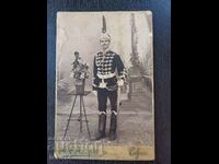 Fotografie veche cu panoul dur Guardsman 16,5 cm/10,5 cm.
