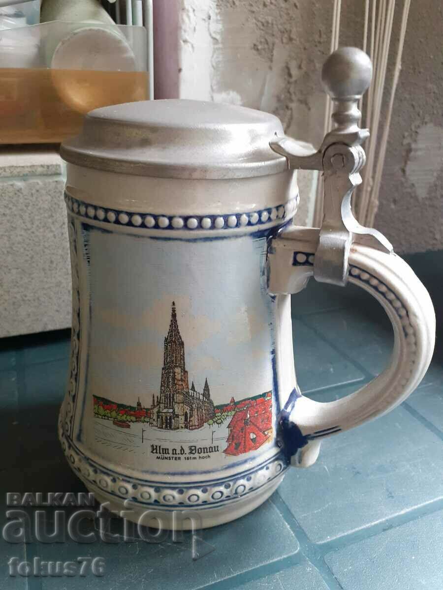 Auction  German Gerzit beer mug
