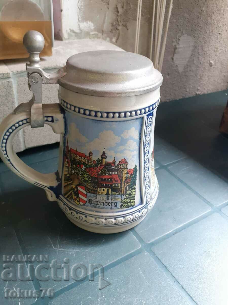 German Gerzit beer mug