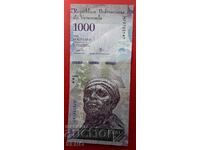 Banknote-Venezuela-1000 bolivars 2017