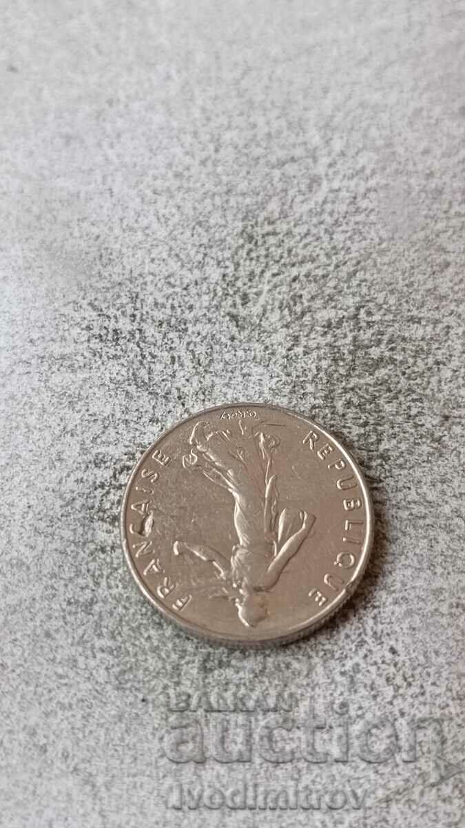 France 1/2 franc 1983 with price 0.75 BGN | € 0.38