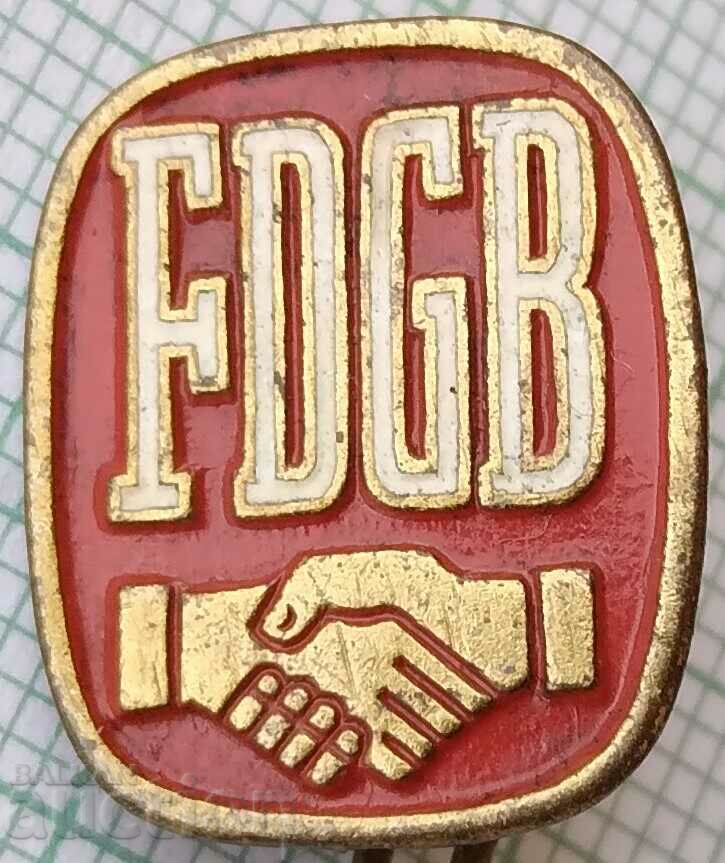 16166 Badge - FDGB