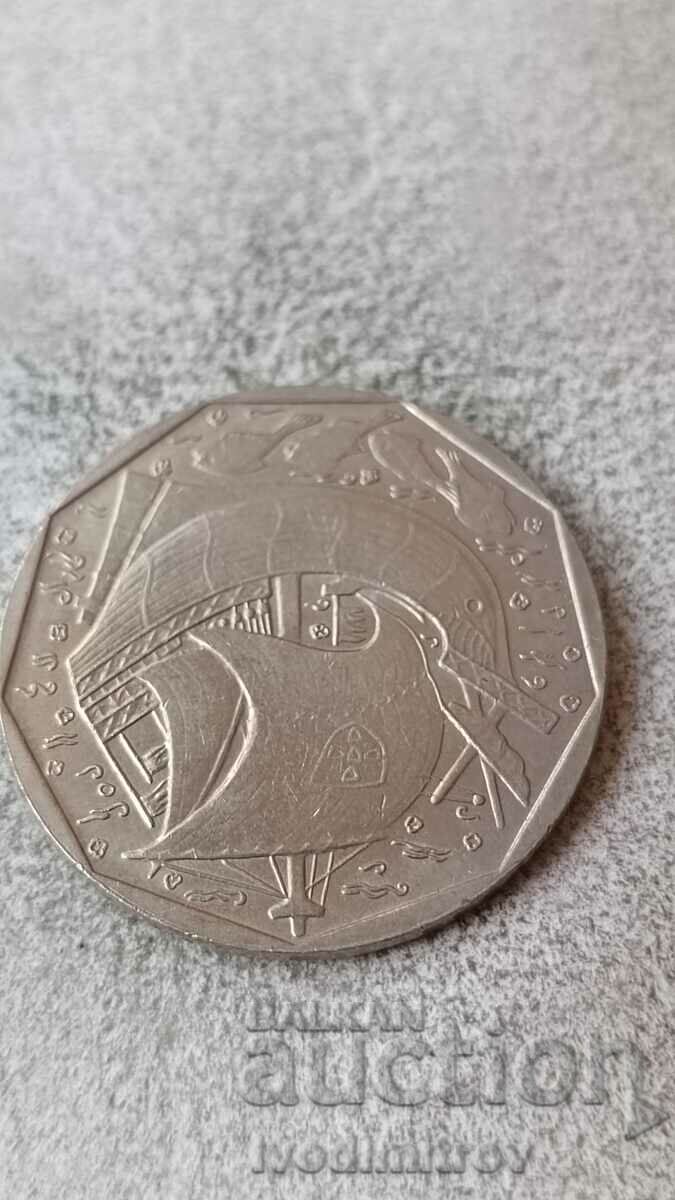 Portugal 50 escudos 1998 with price 1.85 BGN | € 0.95