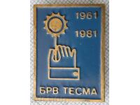 16171 Badge - 20 years BRV TESMA 1961-1981