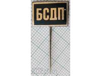 16173 Insigna - BSDP Partidul Social Democrat Bulgar